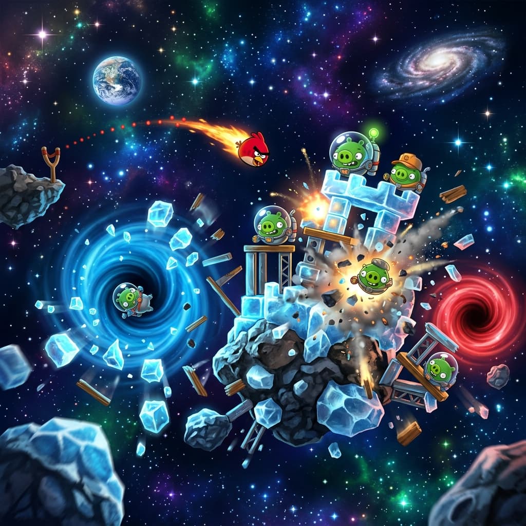 Angry Birds Space Ice Planet