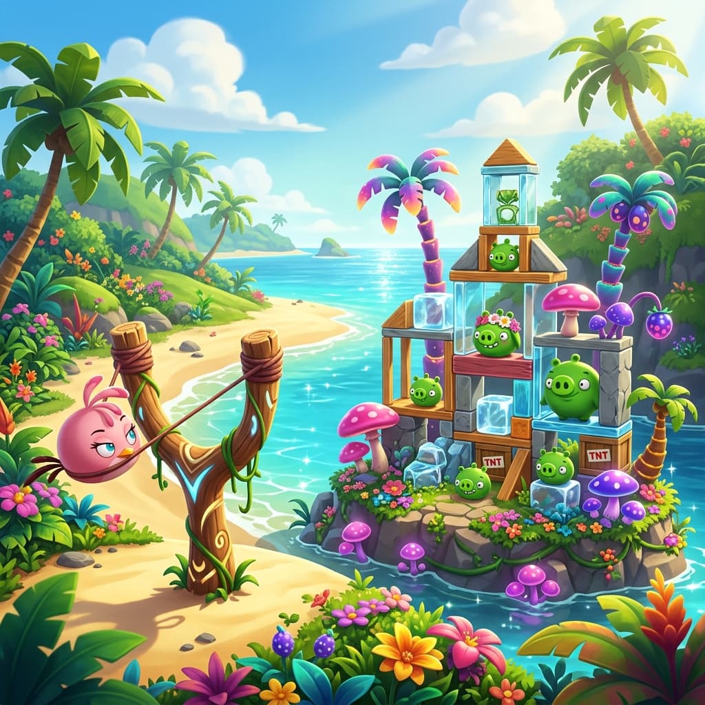 Angry Birds Stella Gameplay