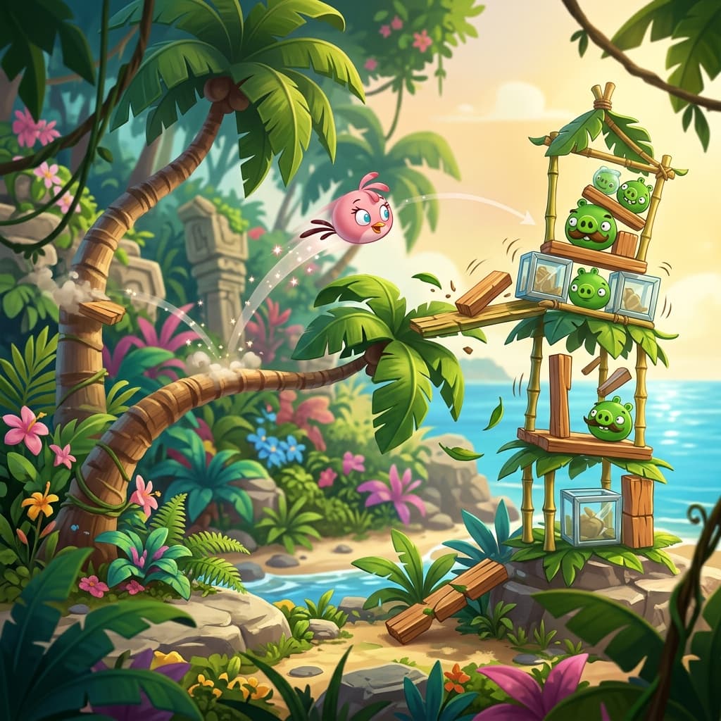 Angry Birds Stella Physics