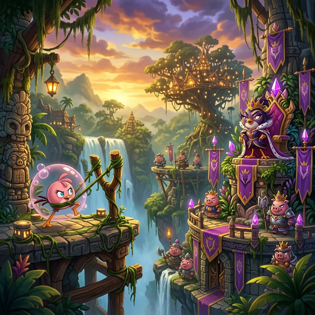 Angry Birds Stella Villains