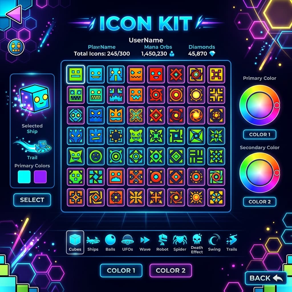 Geometry Dash Customization